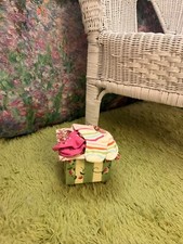 Vintage Gymboree Sweet Tooth cupcake 3-6 m pink socks NWT