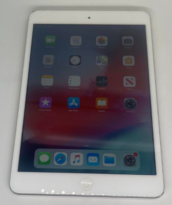 Apple iPad Mini 2 A1489 16GB Silver Wi-Fi Only iOS Tablet *Minor Cracked*