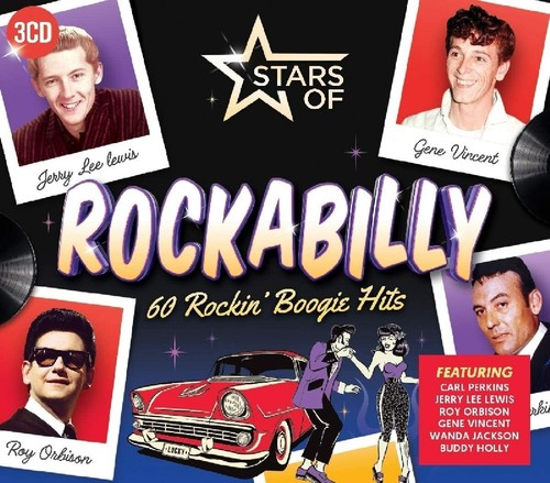 Stars Of Rockabilly 3-CD Box Set NEU Carl Perkins/Johnny Burnette/Wanda Jackson+