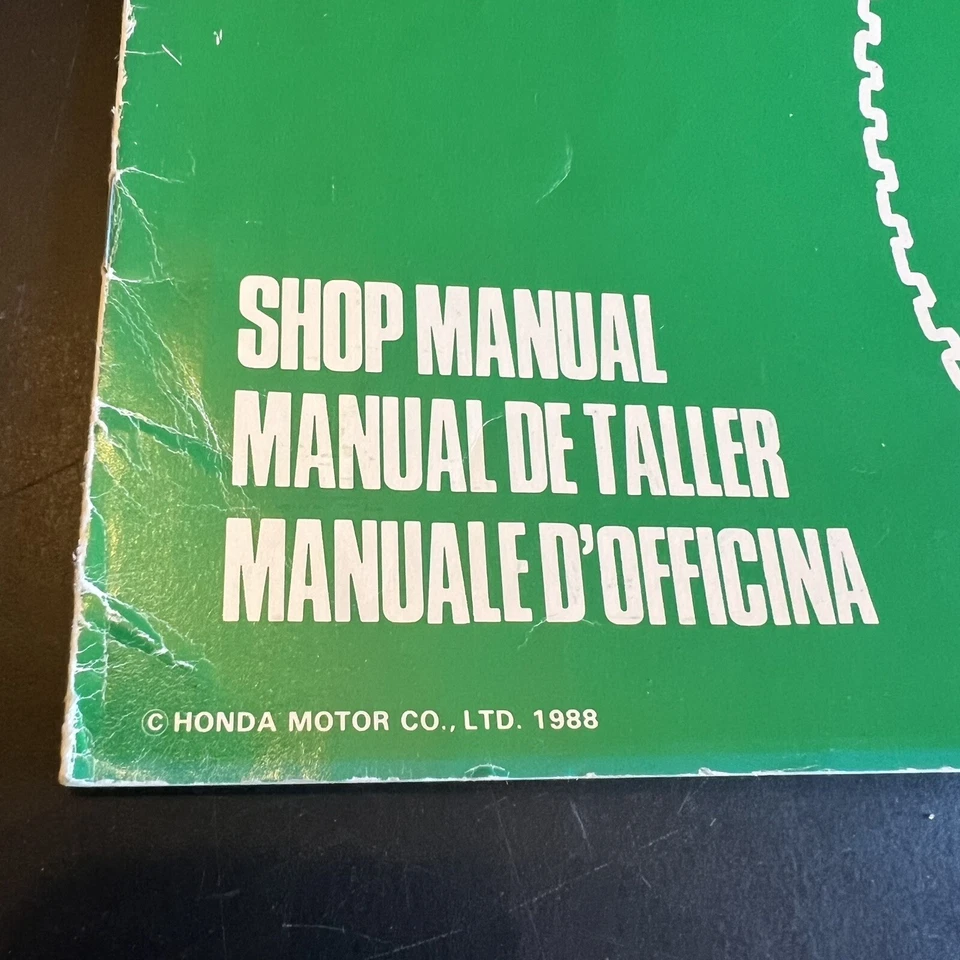 Honda VF750 CUSTOM OEM Genuine 1988 Supplement Workshop Service Shop Manual - Image 4 of 4