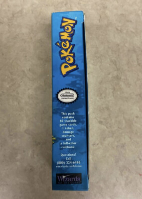 Pokemon Overgrowth Theme Deck - Empty Box W/ Rule Book And Damage