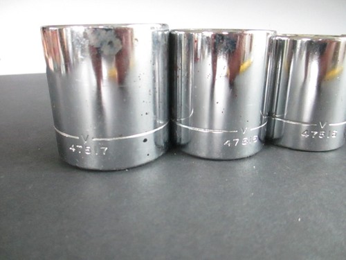 11 pc set Craftsman SAE Socket Set 1/2" Drive -V- Series 1 1/4 thru 1/2 USA   A5 - Picture 6 of 8