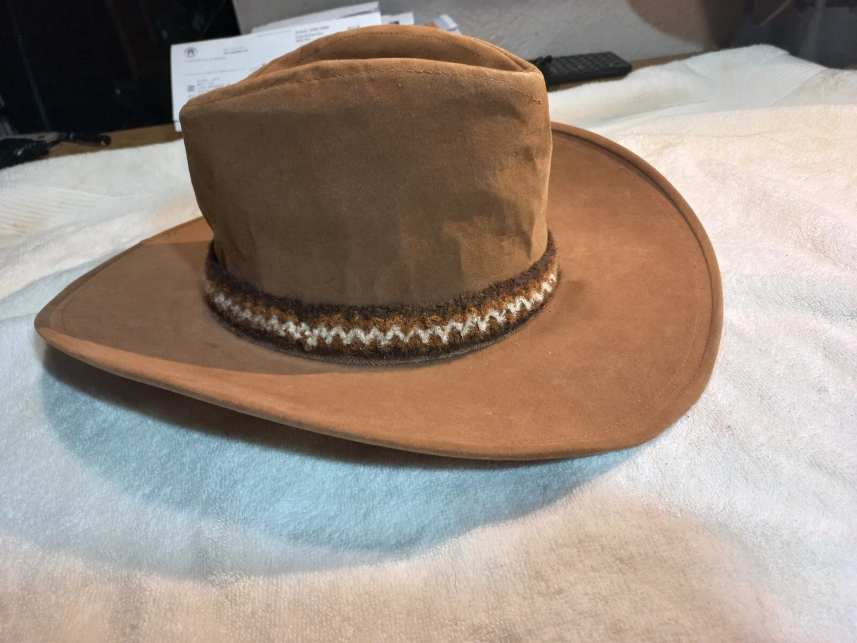 Vtg 70s 80s Resistol Stagecoach Felt Cowboy Hat 7 1 8 Wool Hippy Band