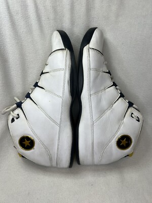 Converse Basketball‎ Shoes Mens 13 White Navy Yellow Good 1X950 Mid Top Sneakers Converse Basketball Shoes Mens 13 White Navy Yellow Good  main image 4