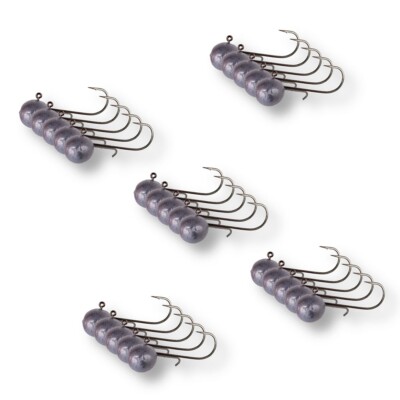 Jig Haken Set Größe 2/0 - 25 Stück Spar Pack Musaga Magnum - Jigkopf JIG 2.0