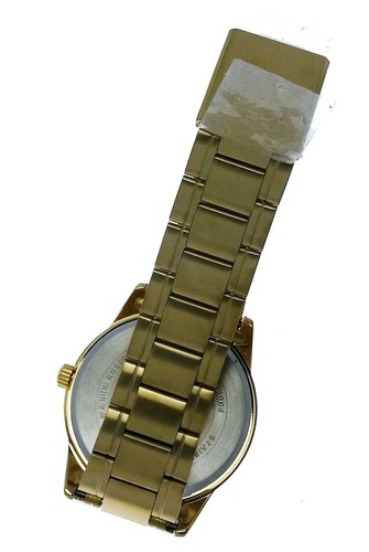 Casio MTP-V001G-9B Round Men Numeral Gold Tone S Steel Water R Wristwatch Watch - Picture 2 of 6