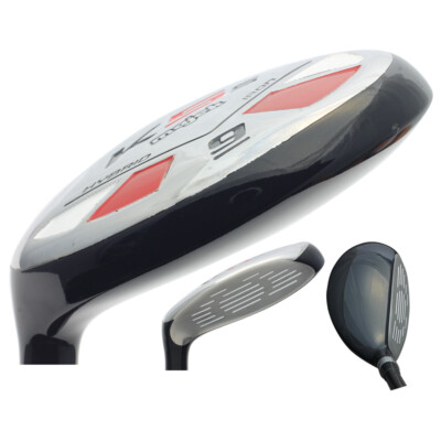Left Handed - Majek Golf Men's #9 Hybrid Stiff Flex Utility ''S'' Flex Club
