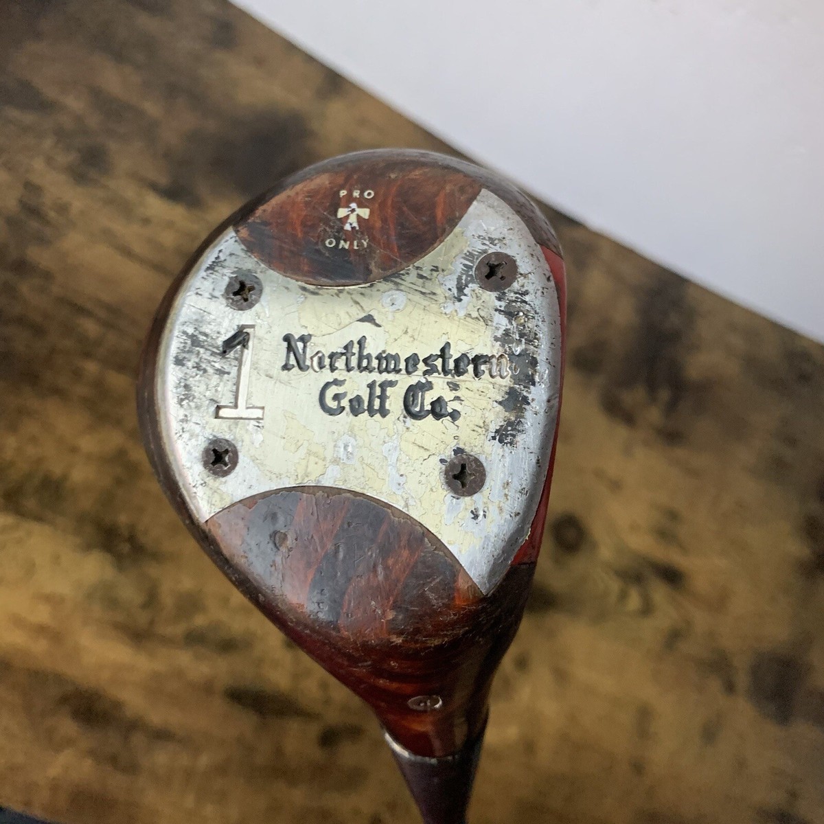 VTG Northwestern Golf 1 Wood Pro Only True Temper Aluminum 43.5