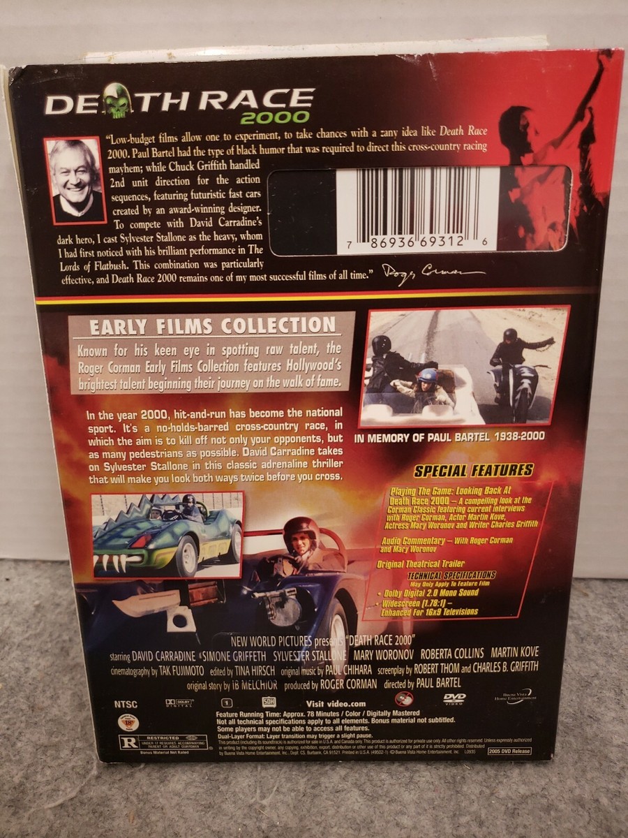 Death Race 2000 (Special Edition) (DVD, 1975) 786936693126| eBay