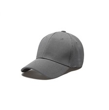 Kids Plain Baseball Cotton 6 Panel Cap Adjustable Summer Caps Sun Protection