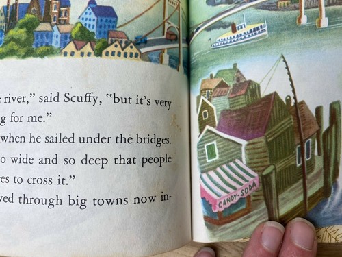 little golden books SCUFFY THE TUGBOAT Eleventh Printing 1972 C 1946 toy child - Imagen 8 de 10