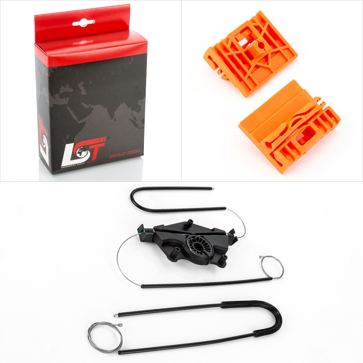Window Regulator Repair Kit Front Right - for VW Touareg 7L *NEW*