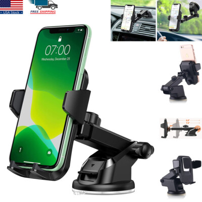 Universal 360 Windshield Car Mount Holder for iPhone 16 15 14 13 Samsung S25 S24