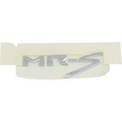 TOYOTA Genuine MR2 Spyder MRS Rear Emblem Badge Chrome 75471-17130 NEW ...