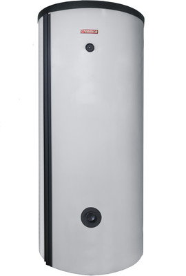 Termica-Wärmetauscher mit 2 Spulen 500L, Economy, Edelstahl W2W500E