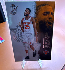 Topps Signature Class Mikal Bridges Round Pick Rookie Card #84 Knicks 2025-26. rookie card picture