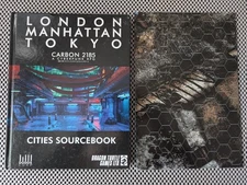 Carbon 2185 Cyberpunk RPG Cities Sourcebook London Tokyo Manhattan
