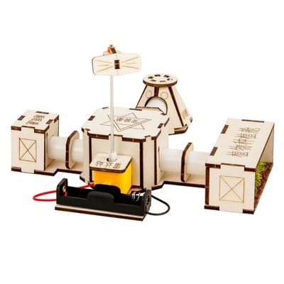 Kids Wooden Space Exploration Science Project Kits STEM Learning Educational Toy