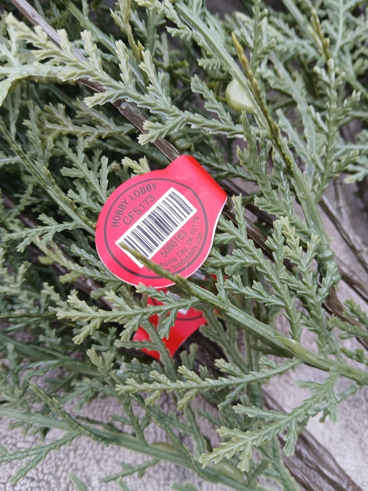 Хобби лобби искусственная сосна кедр Рождество цветочный стержень лот из 10 домашнего декора #3 - Изображение 4 из 4