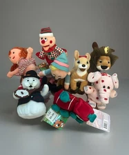 Lot 10 CVS  Island of Misfit Toys Beans Plush Stuffins Charlie in Box Elf Lion