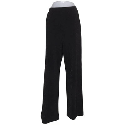 C&A, pantalon palazzo, taille : 42, noir, élasthanne/fibre métallique/polyest... - Photo 1/4