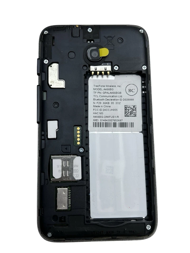 Smartphone Alcatel Pixi Unite A466BG (TracFone) 4G LTE Preto 8GB - Imagem 4 de 4