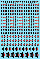 A6 - Twin Wolf Heads Transfer Sheet