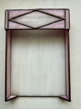 Vintage Letter Holder Stained Glass Hand Made