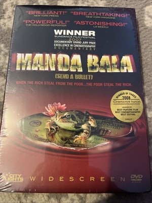 Manda Bala (DVD, 2008) Send A Bullet New Sealed Slip Cover Additional Scenes