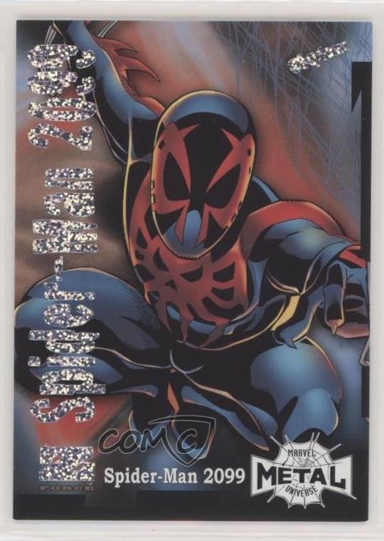 2022 Upper Deck Marvel Metal Universe Z-Force Rave 15/100 Spider-Man 2099 5l3