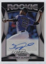 2019 Panini Prizm Rookie Auto Silver Prizm Yency Almonte #RA-YA Auto 0d8