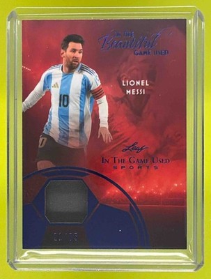 2025 Leaf ITGU Sports Lionel Messi The Beautiful Rainbow Holo /35 #BU-12