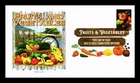 US COVER FRUITS AND VEGETABLES FDC PICTORIAL CANCEL PANDA CACHET