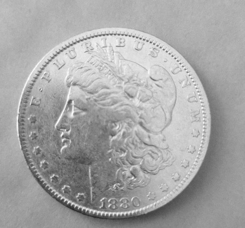 1880 Morgan Silver Dollar $1 Coin US 0.9 Fine Silver Uncertified Collectible