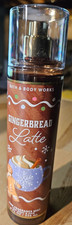 NEW Bath  Body Works Gingerbread Latte Fine Fragrance Mist. 8 oz/236ml H2-1