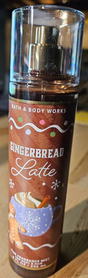 NEW Bath & Body Works Gingerbread Latte Fine Fragrance Mist. 8 oz/236ml #H2-1