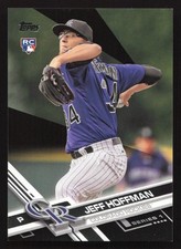 2017 Topps #335 Jeff Hoffman RC BLACK /66 Rookie Card Colorado Rockies. rookie card picture