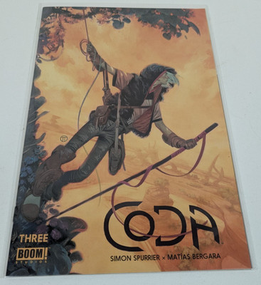 Coda #3 Boom! Simon Spurrier Bergara Fantasy Adventure Comic Book Bag & Board