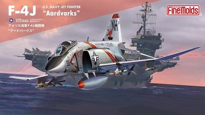 FineMolds 1/72 U.S. NAVY F-4J JET FIGHTER Aardvarks MODEL KIT FX08