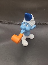 2013 Peyo SMURFS Party Planner Smurf McDonald's Happy Meal Toy PVC Figure