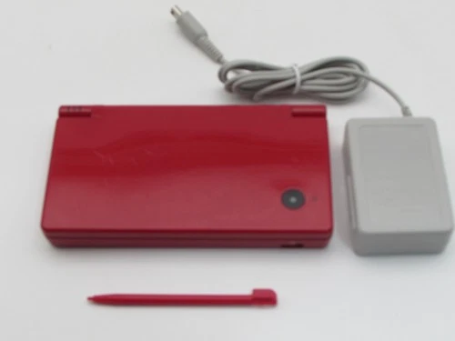 Nintendo DSi Red Console JapaneseVersion Tested Working Initialized w/ Charger
