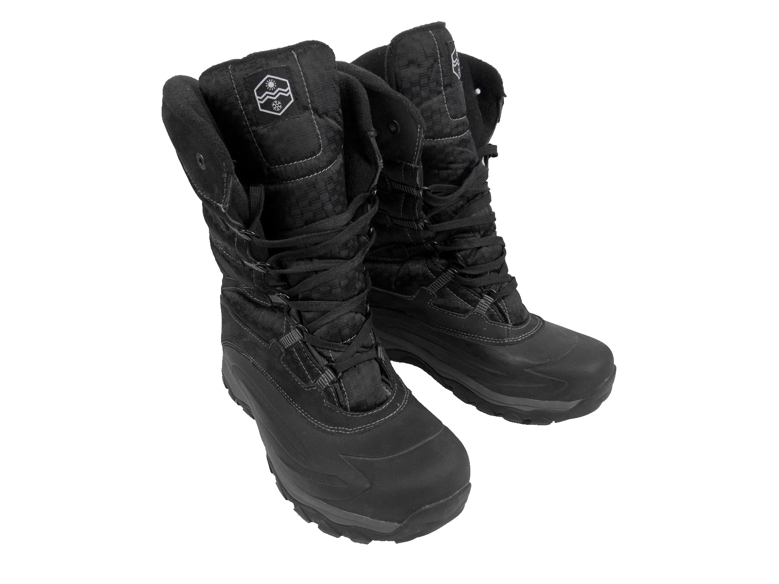 Khombu Boots Extreme Winter Hiking Trail Men's Size 13 All Terrain Free Fall BLK