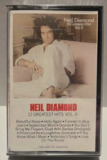 Neil Diamond 12 Greatest Hits Volume 2 Cassette Tape Columbia TCT 38068 - SEALED