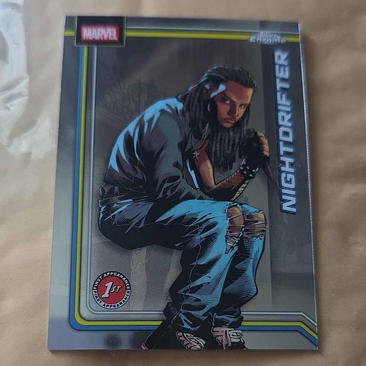 Topps Marvel 2022 Champions #088 Nightdrifter 1st Edition Non-Sport Card