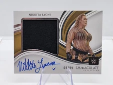 Nikkita Lyons 2023 Panini Immaculate Premium Memorabilia On-Card Auto /99