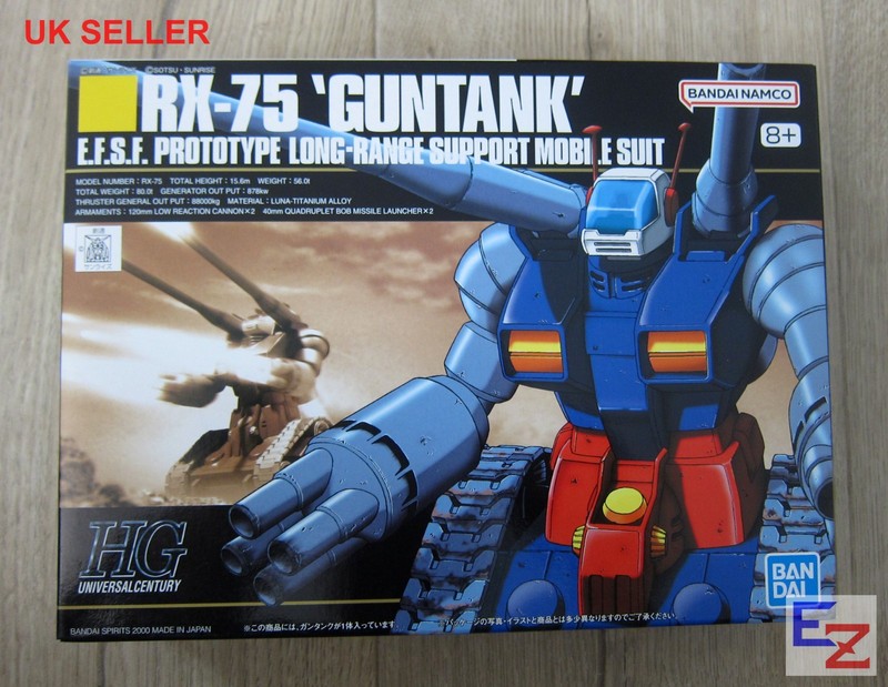 Bandai Gundam HG HGUC RX-75 Guntank 1/144 Gunpla Model UK Seller