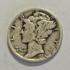 1935-D MERCURY DIME VINTAGE COLLECTABLE