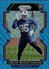 2021 Panini Prizm Carlos "Boogie" Basham #436 Light Blue Buffalo Bills 25D
