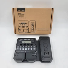 Zoom G1X FOUR Multi-effects Processor with Expression Pedal New Open Box