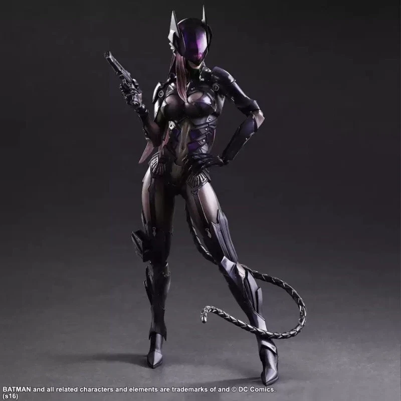 Play Arts Kai Catwoman Tetsuya Nomura Figura de Acción Modelo Colección Regalos Nuevo Foto 4 de 4